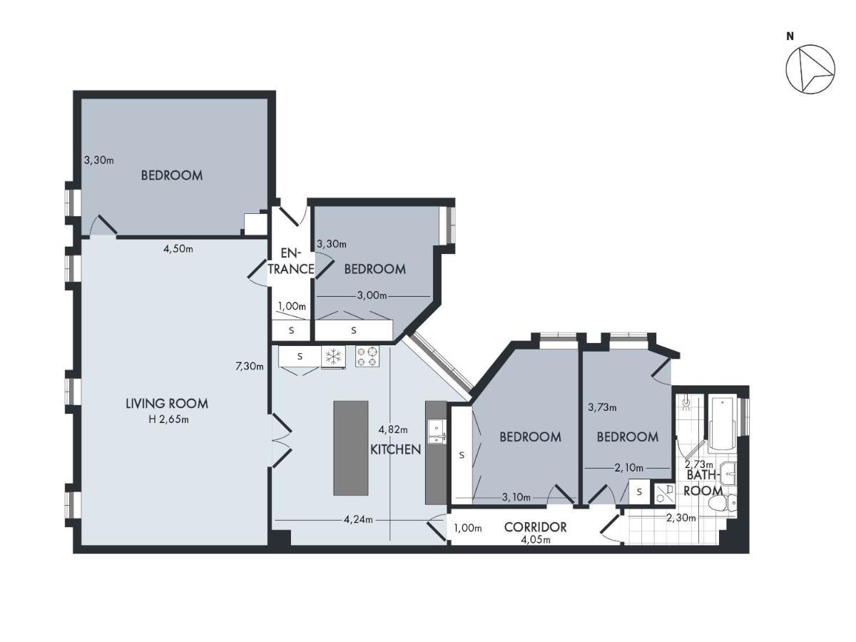 Sanders Stage - Enchanting Four-Bedroom Apartment Near Nyhavn Κοπεγχάγη Εξωτερικό φωτογραφία